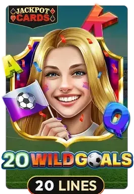 Slot 20 Wild Goals Jackpot Cards